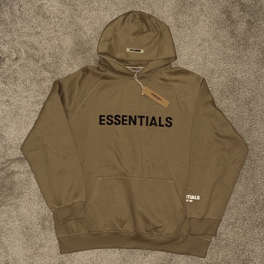 Fear of God Essentials Pullover Hoodie “Olive”